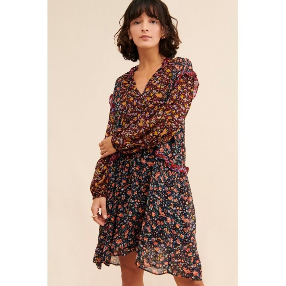 ANTHROPOLOGIE New Helene Tunic Ruffled Dress - Picture 4 of 7